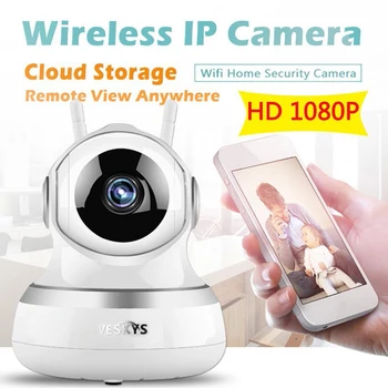 

HD 1080P Home Security IP Camera Two Way Audio Wireless Mini Camera 2MP Night Vision CCTV WiFi Camera Baby Monitor wifi camera