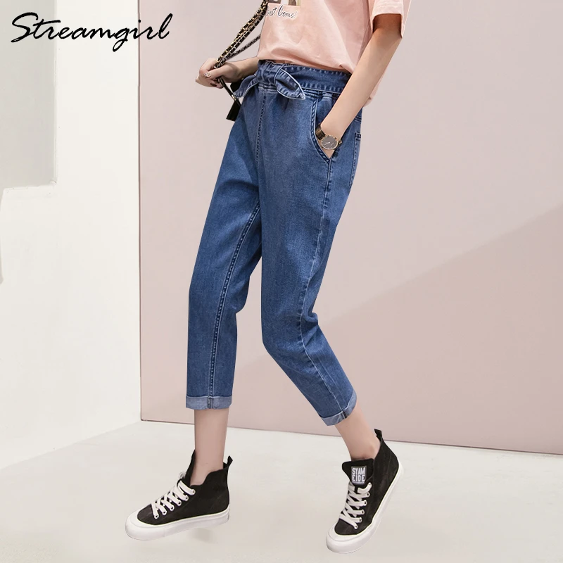 ladies denim capri jeans