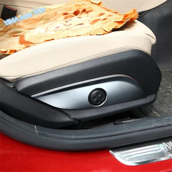 

Lapetus Car Styling Seat Adjustment Button Cover Trim Interior Kit Fit For Mercedes Benz C Class W205 2015 2016 2017 2018 / ABS
