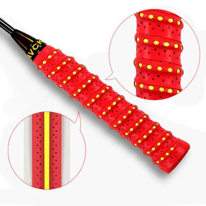 3 шт. противоскользящая Теннисная ракетка для бадминтона лента для обмотки ручек Лента обмотки для удочки BB55