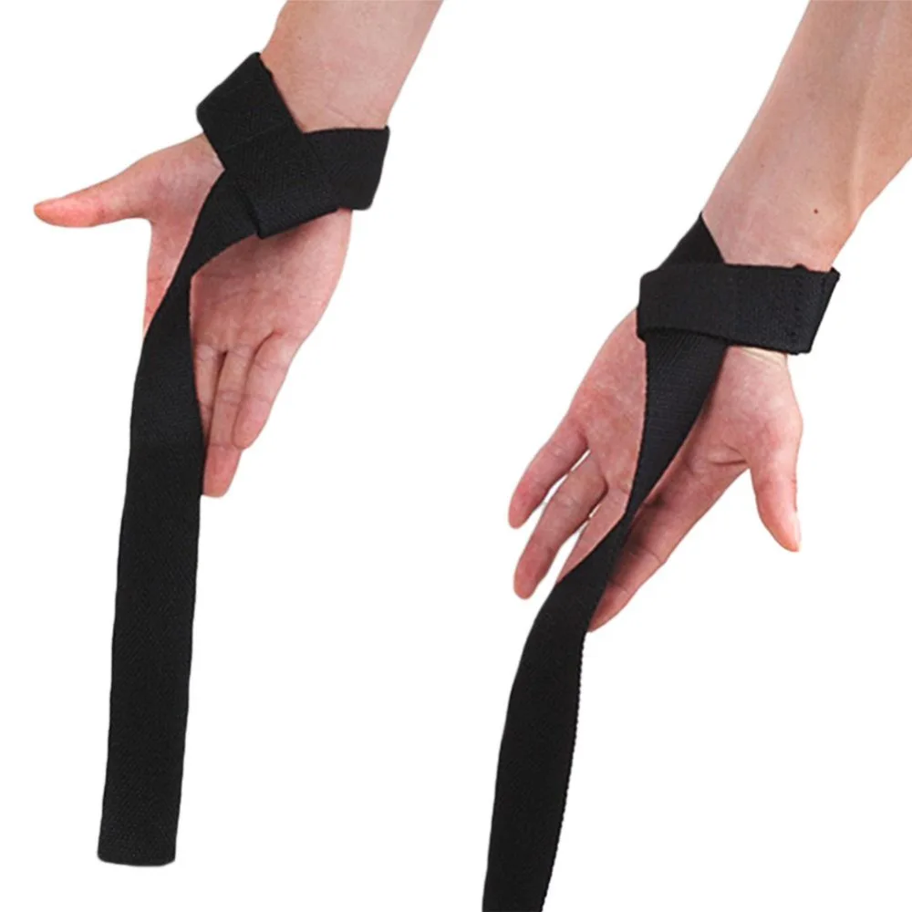 2Pcs Crossfit Gloves Weightlifting Straps Gym Fitness Wrist Wrap Bodybuilding Dumbbell Barbell Exercise Training Tool Equipment