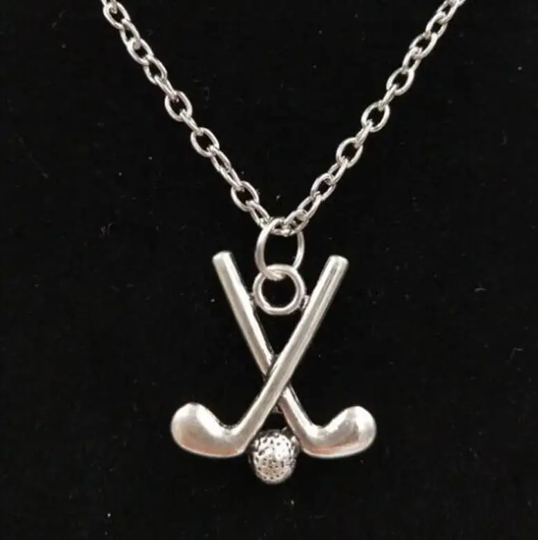 5 PCS Sports jewelry gifts Field Hockey Dangle Pendant Necklace Sweater