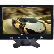 9 дюймов 2CH вход TFT монитор для камеры видеонаблюдения