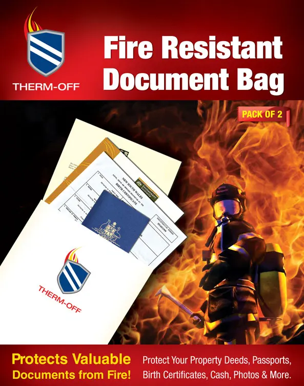 

2018 new products Free Shipping Factory direct Fireresistant bags Fireproof File Bags