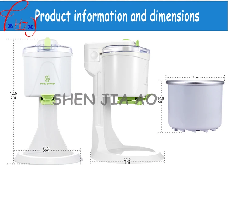 Ice Cream Maker-Milkshake Frozen Fruit Ice Cream Smoothies