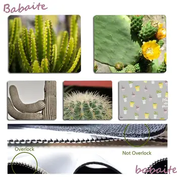 

Babaite Personalized Cool Fashion printing Cactus gamer play mats Mousepad Size for 18x22cm 25x29cm Small Mousepad