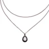 Crescent Water Drop Necklace 3