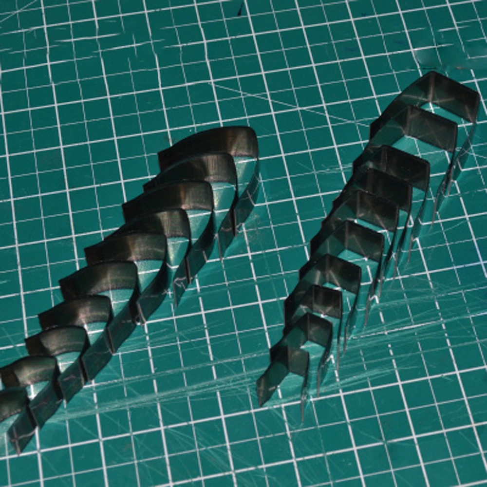 

DIY leather craft belt end flat/sharp end die cut mould knife set