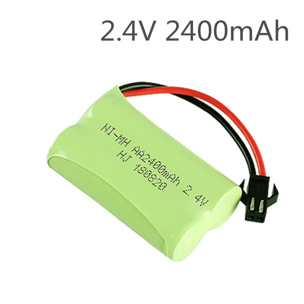 1 шт. Аккумулятор aa Ni-MH 2,4 V 2400 mAh/aa Аккумуляторная батарея для радиоуправляемых электрических игрушек Электрический инструмент/2,4 v nimh аккумулятор