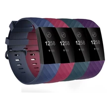 Honecumi 4 Упак. для Fitbit Charge 3 сменный ремешок для часов Фитнес Спортивный Браслет для Fitbit Charge 3 Ремешок Браслет