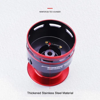 

new Fishing Reel Wheel Stainless Steel Bearing Large Traction Gear Plate Fishing Reel Metal Head FK88