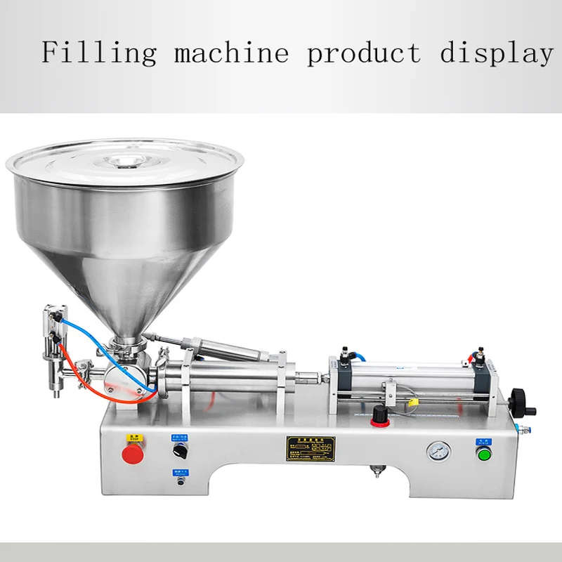 Multi-function filling machine chili sauce sesame paste paste liquid dual-use pneumatic filling machine