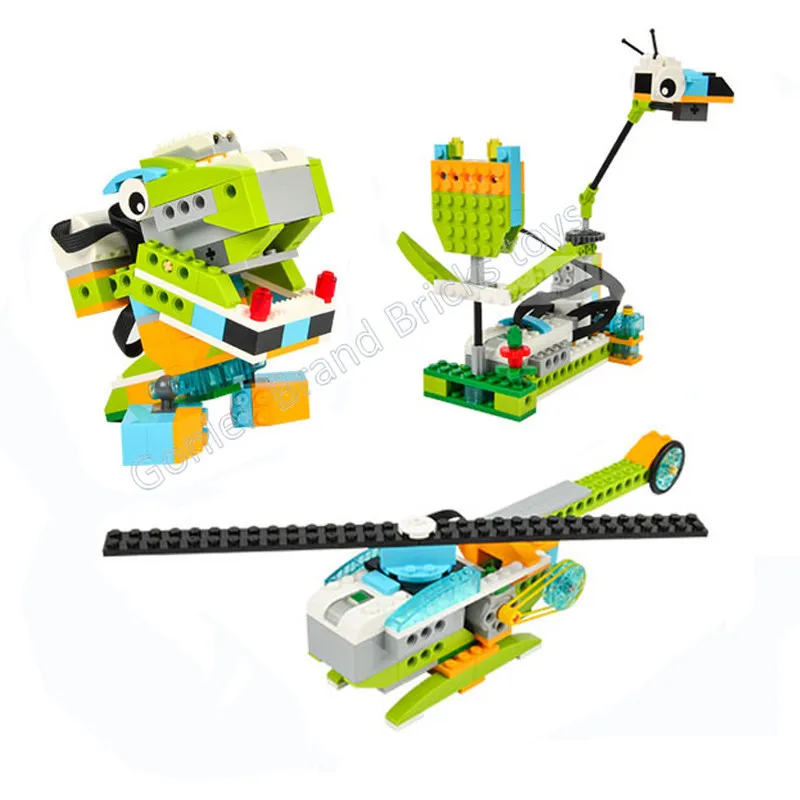 Технические детали совместимы с Wedo2.0 Обучающие функции diy части 45300 WeDo 2,0 Набор строительных блоков DIY игрушки подарки