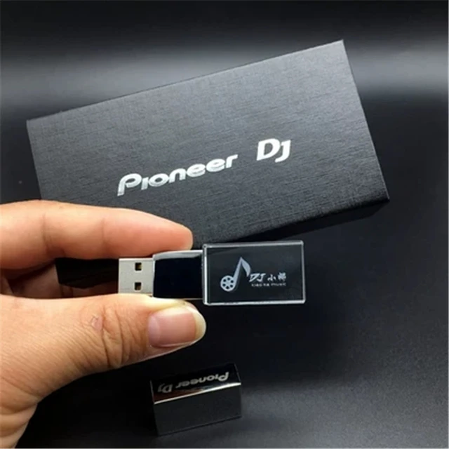 Ledライト付きカスタムロゴクリスタルusbフラッシュドライブ4gb8gb 16gb 32gb usb2.0ギフトペンドライブスティック  (10個以上の無料ロゴ)