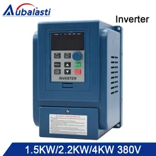 Инвертор Aubalasti 380 кВт 380 кВт 4 кВт 380 В преобразователь частоты 4A 6A 3HP 400 В AT3 3P в выход Гц Используется для станка с ЧПУ