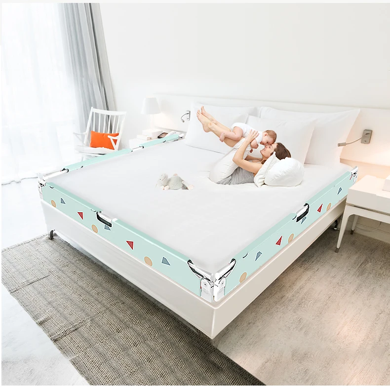 Безопасное ограждение для кровати большая кровать универсальная детская забор большая кровать 1,8-2 метра универсальная перегородка для кровати с одной кнопкой