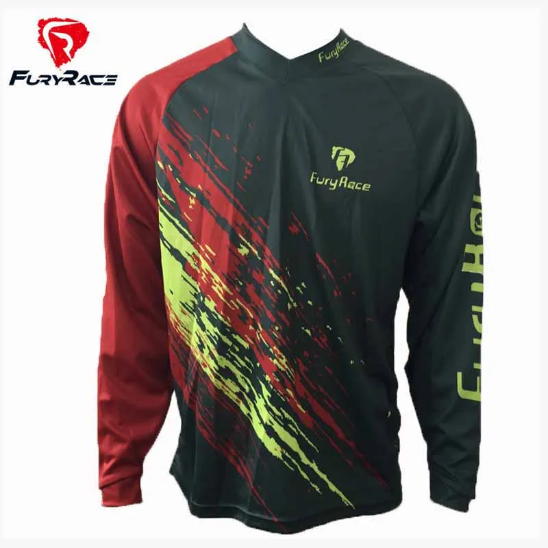Buy FURY RACE 2017 Men's BMX DH Shirts Mountain Bike
