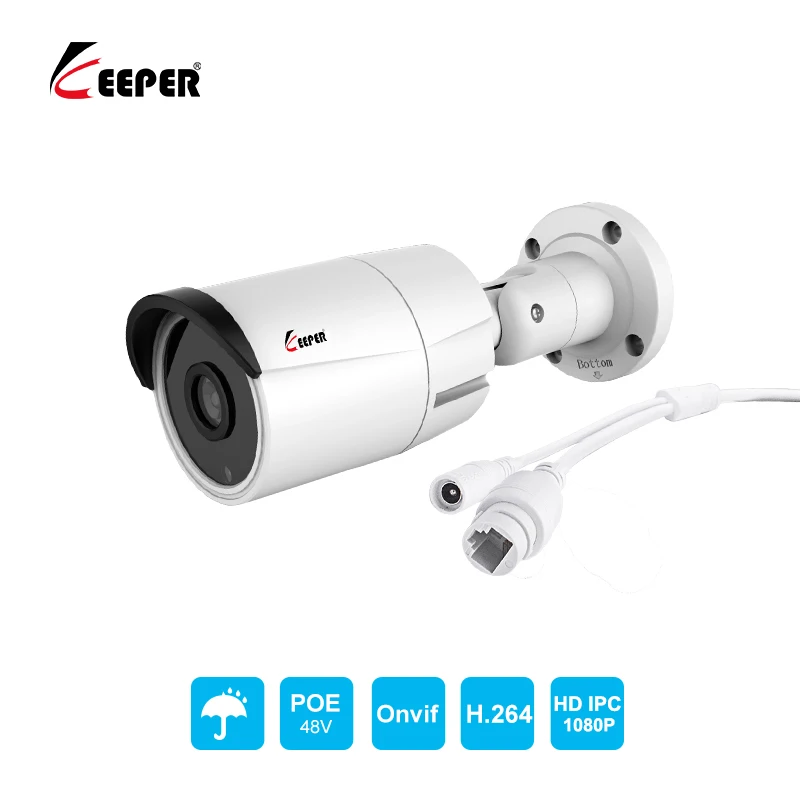 

Keeper Metal 2MP Bullet 1080P IP Camera Outdoor IR 20M HD Security Waterproof Night Vision P2P CCTV IP Cam ONVIF IR Cut 3