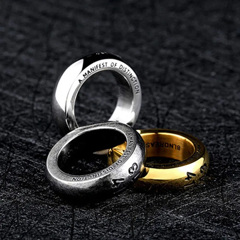 Солдат, выгравированное кольцо из нержавеющей стали 1314, популярное для японских корейских мужчин, высокое качество, свадебные ювелирные изделия
