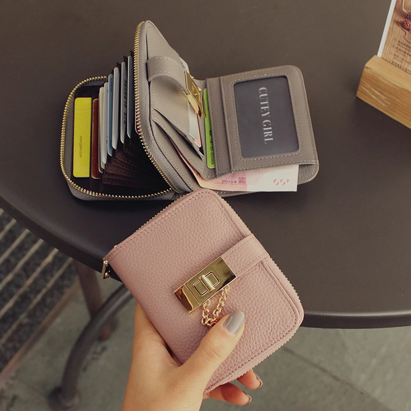 

2018 Promotion Rushed Solid Leather Wallet Brief Paragraph More Than Thirty Percent For Big Ms Contracted Organ Card Package