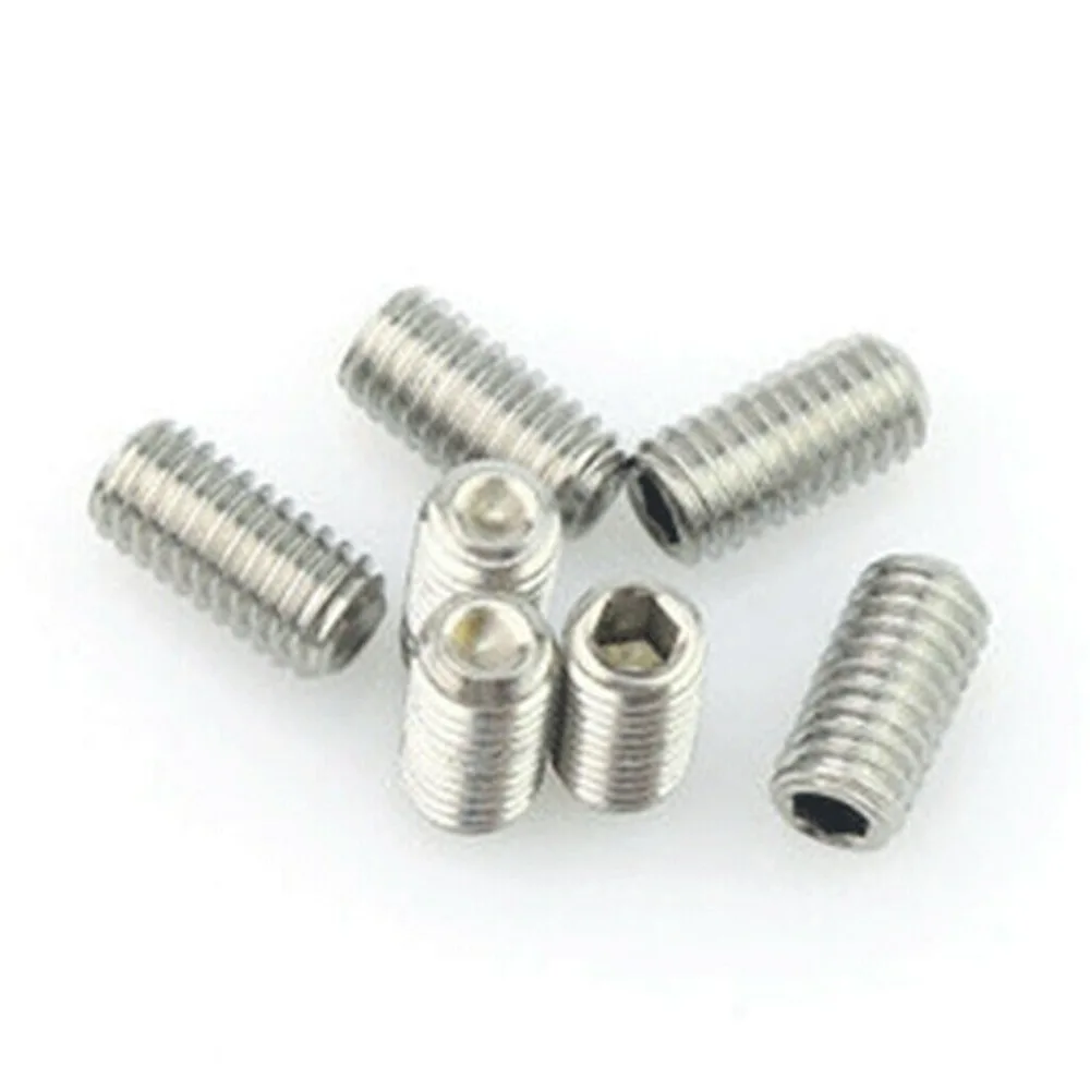 

Multipurpose 304 Stainless Steel Flat End Fixed Hexagon Headless Screw M6 M8 M10