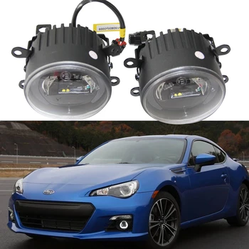 

12V 6000k LED DRL Daytime running light for Subaru Forester WRX/STI BRZ Legacy outback 10W fog lamp frame Fog light Car styling