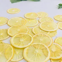 5 шт прессованный высушенный желтый лимон фруктовый гербарий из растений для ювелирных изделий открытка с пригласительным билетом чехол для телефона Закладка делая DIY