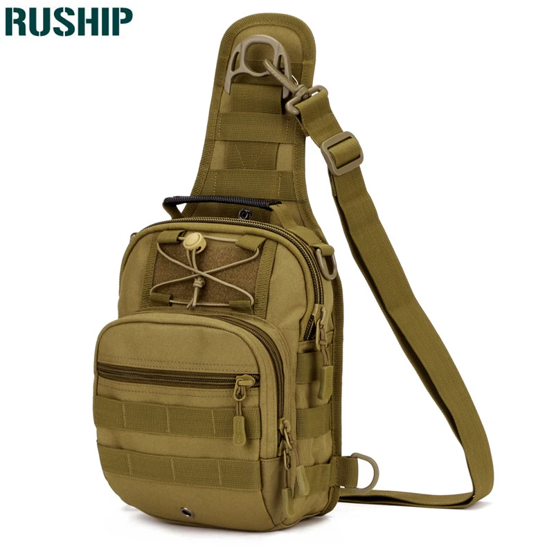 Tactics Chest Bag Hike Camp Equipment Outdoors Nylon Wading Chest Pack Cross Body Sling Single Messenger Shoulder Bag Men Unisex