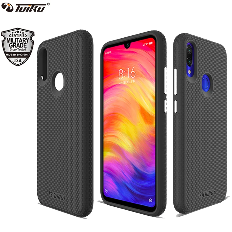 Двухслойный противоударный чехол бампер для xiaomi Redmi Note 7|Бамперы| |