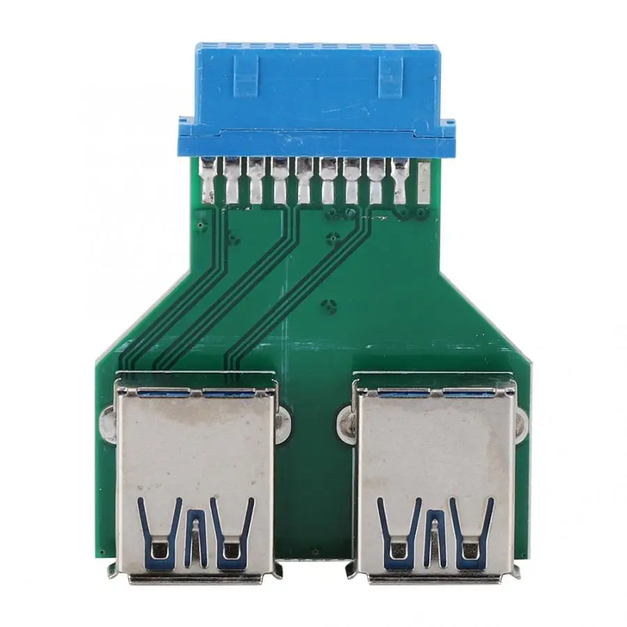 USB адаптер 20pin к USB3.0 адаптер Соединительный интерфейс преобразования для картридера