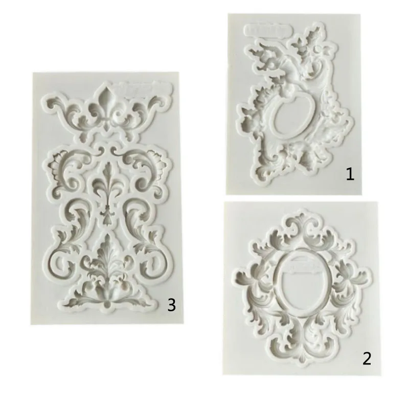

European Relief Cake Border Silicone Cake Mold Cupcake Fondant Cake Decorating Tools Gumpaste Chocolate Moulds