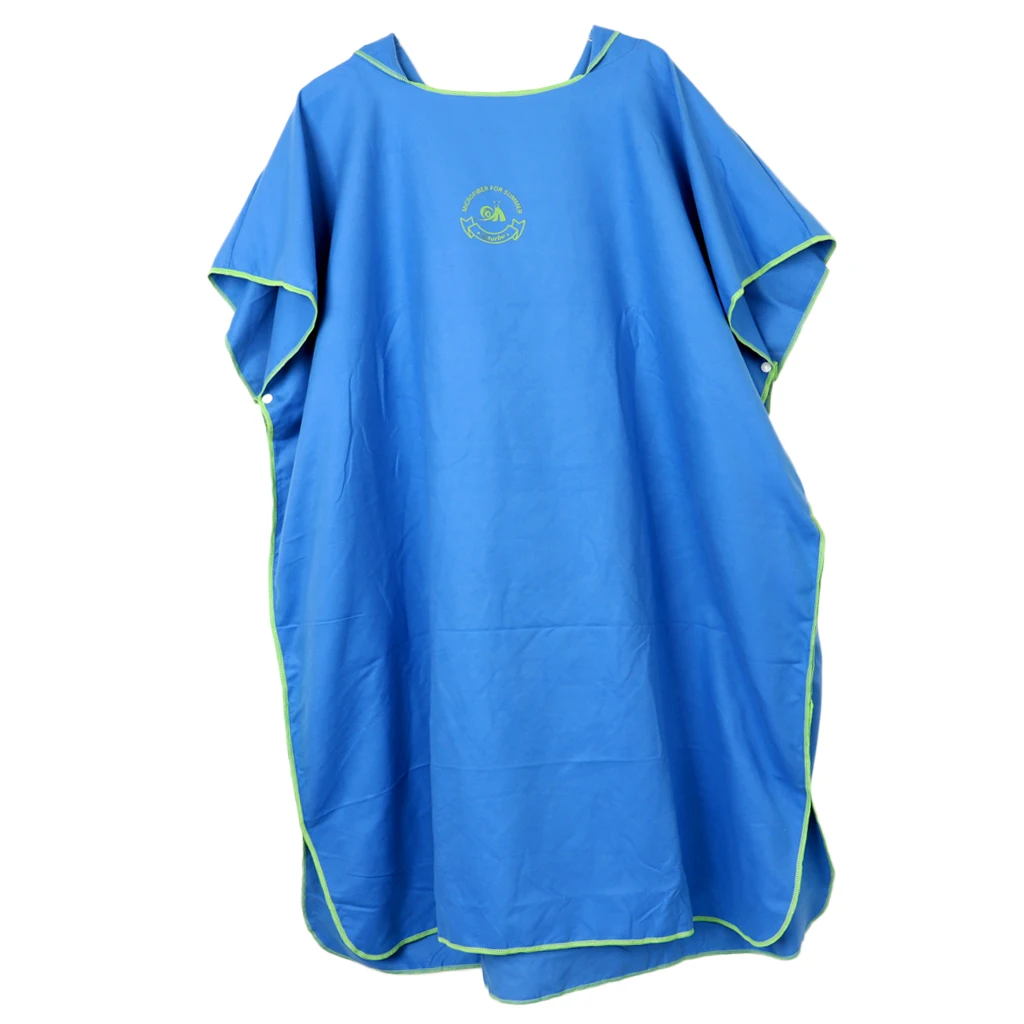 Unisex Mens Womens Surf Beach Swimming Poncho Wetsuit Changing Robe Towel & Hood for Swim Pool Kayak Kite Surf - Choose Colors
