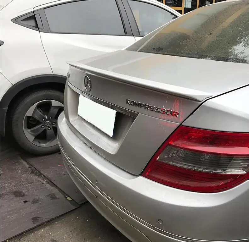 Неокрашенный спойлер для багажника заднего крыла автомобиля ABS BENZ W204 C class C200 C230 C260