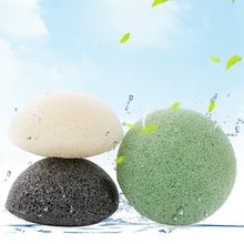 Konjac Губка косметический спонж губка для очистки лица Натуральный аморфофаллюс коньяк слоеное приспособление для очистки лица смыватель 1 шт