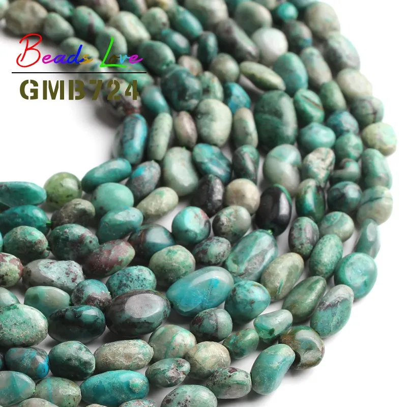 

6-8MM Irregular Shape Phoenix Turquoises Natural Stone Loose Spacer Beads For Jewelry Making DIY Bracelet Necklace 15 Inches