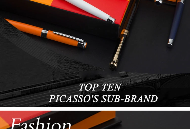 Художественная перьевая ручка Picasso, дворцовая авторучка, ручка 0,5 мм, художественный дизайн, ручка 903, полностью металлическая ручка для студентов, офиса, 0,5 мм, подарок на день рождения, бизнес