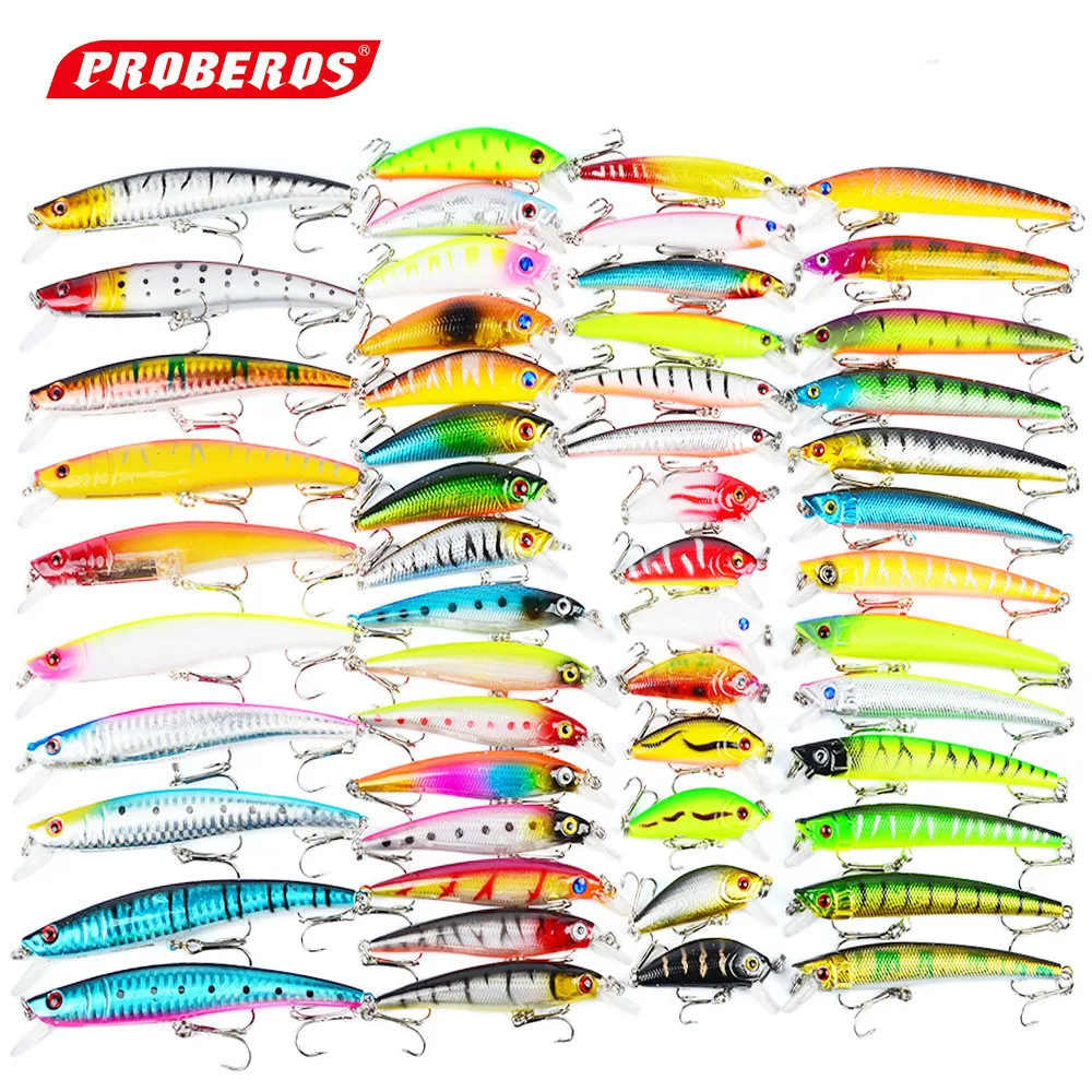 Mixed Good Quality Fishing Lure Models Minnow Crankbait Bass Bait Artificial Fake Fish Baits Wobbler Tackle | Спорт и развлечения