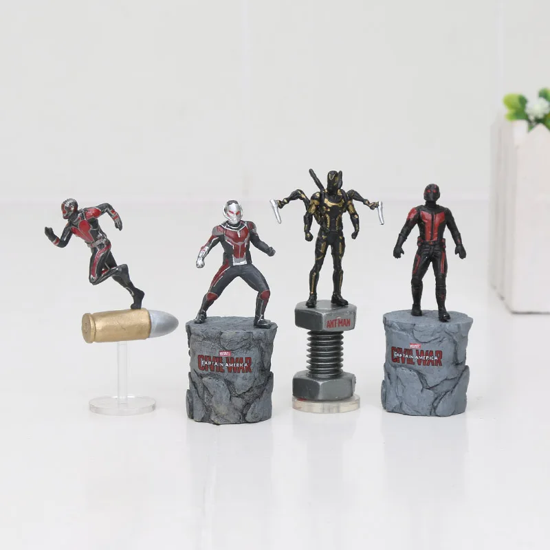 

Super Hero Ant man And the Wasp Action Figure Toys Antman Yellowjacket The Avengers Endgame PVC Model Collection Doll Toys