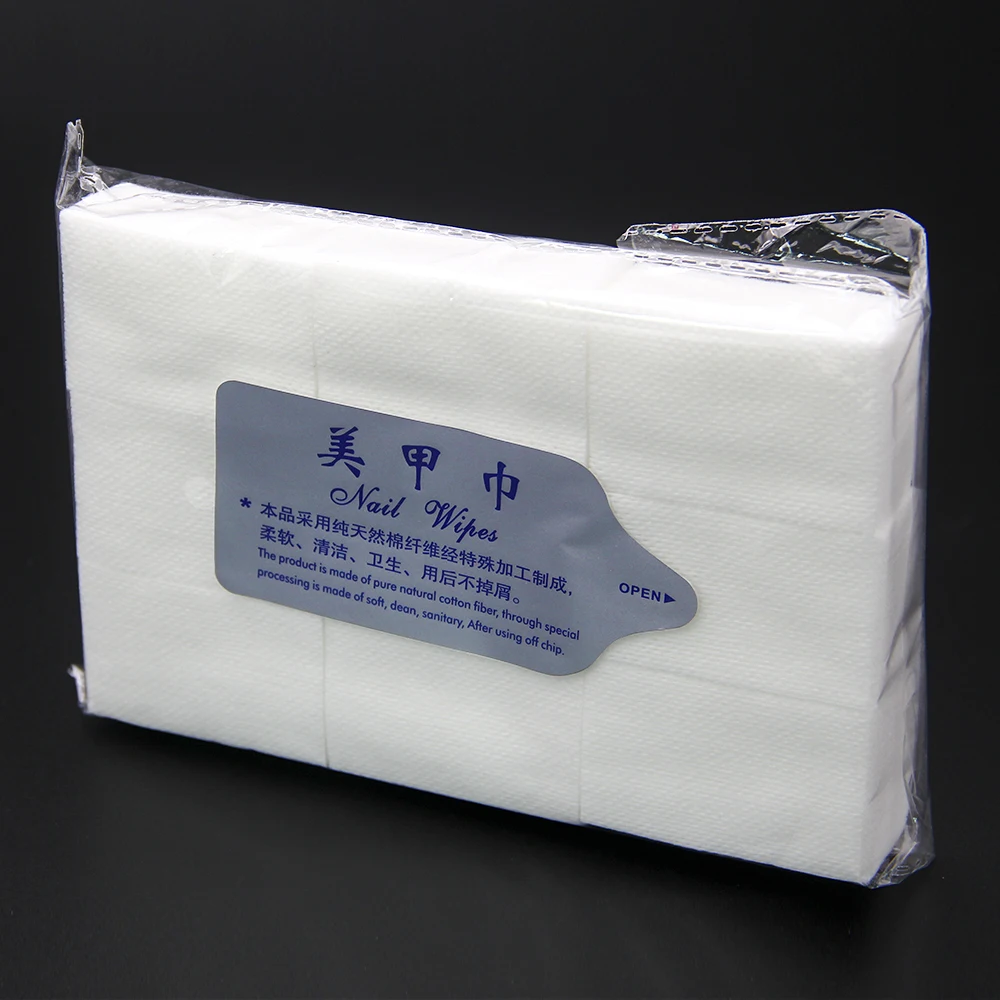 LKE Lint-Free Wipes Napkins Manicure Remove Nails Varnish Cotton Pads Nail Art Tools Lint free Nail