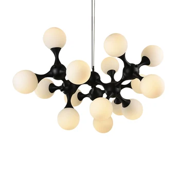 

Modern Lustre DNA Glass Ball chandelier lighting Home Lighting Dining room Suspendsion Lamp Nordic Art Deco lamparas colgantes