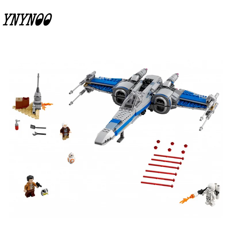 (YNYNOO)740PCS NEW 05029 05004 StarWars Rebel X-wing fighter KIDS TOY Building blocks assembled Compatible toys 75149 