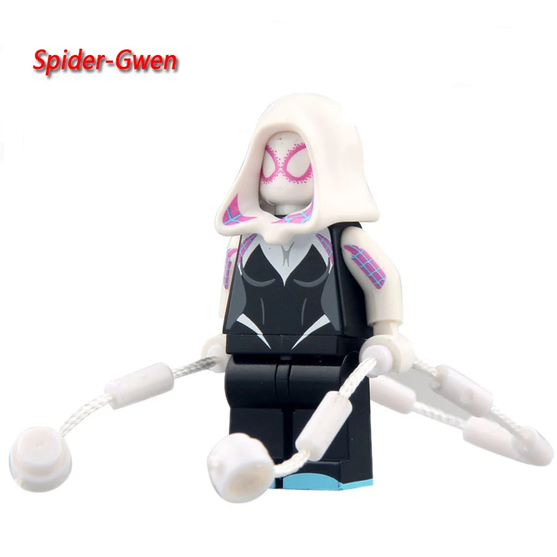 PG040 Spider Gwen Mini Dolls Single Sale Marvel Spider Man Super Heroes Building Blocks Sets Models