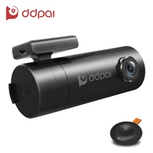 Ddpai Мини Wi-Fi регистраторы 1080 P FHD Ночное видение Видеорегистраторы для автомобилей Регистраторы Беспроводной снимок Авто Камера поворотный объектив видеокамеры