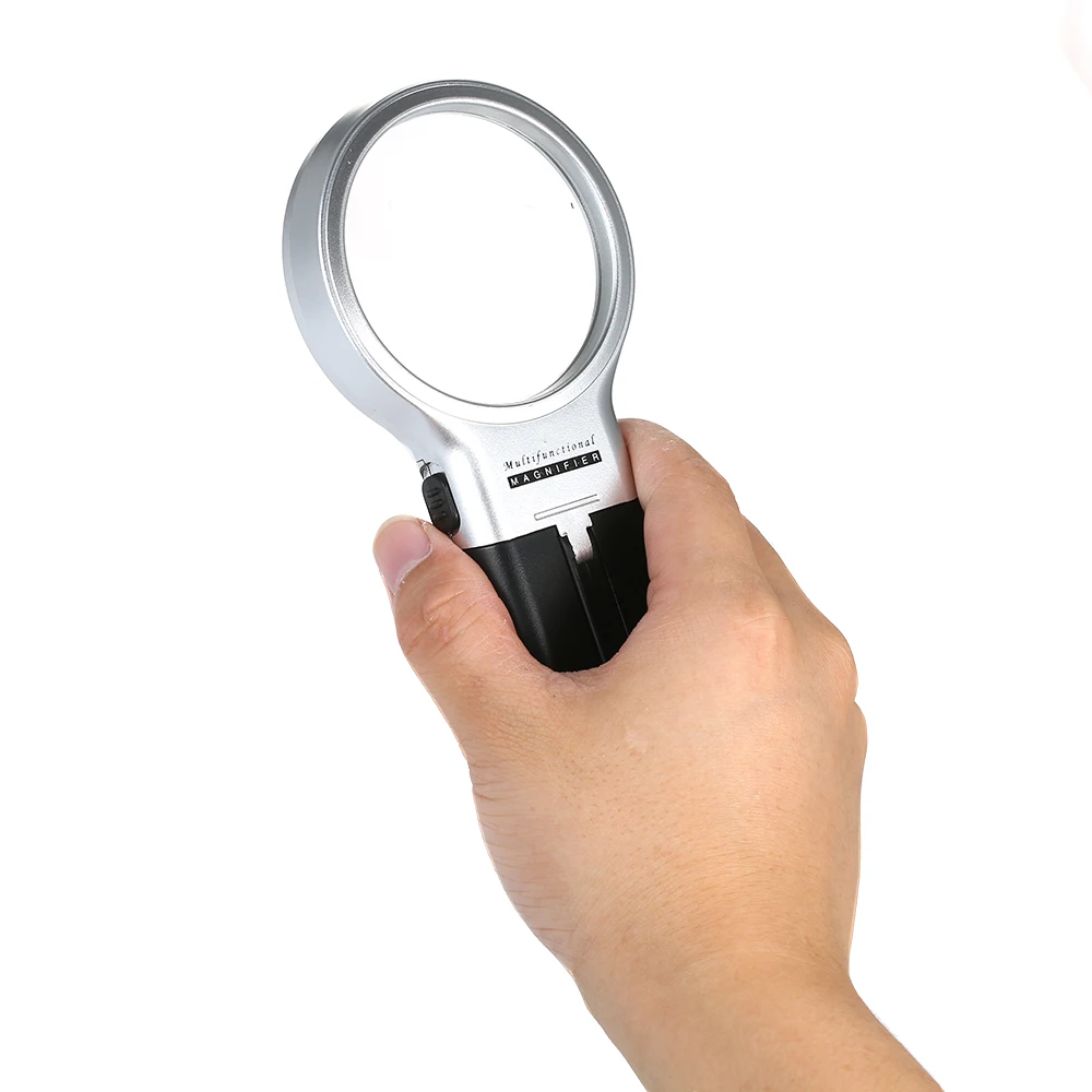 KKMOON TH7006 многофункциональное настольное ручное увеличительное стекло с светодиодный светильник Настольная лампа регулируемый угол для чтения