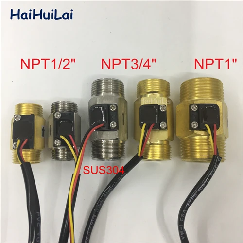 NPT flow sensor