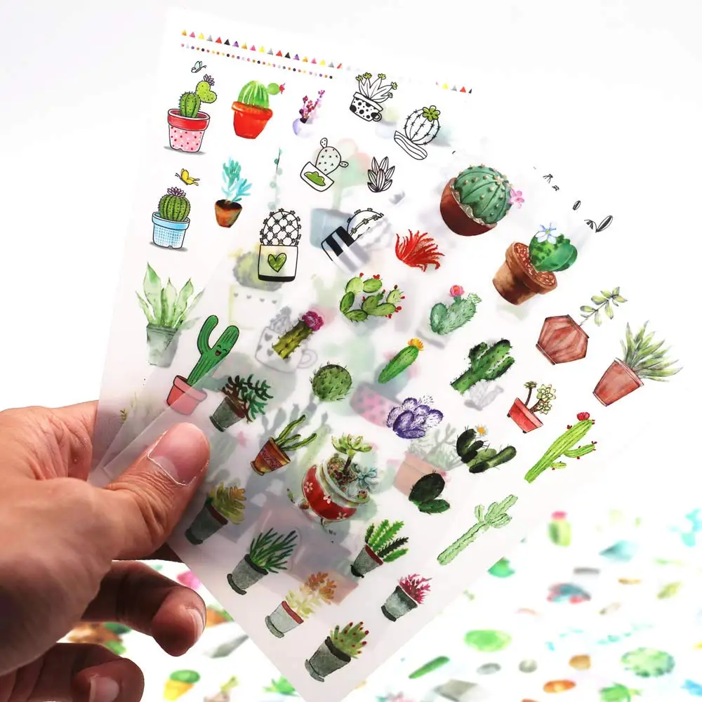 Leuke Molang Konijn Cartoon Dieren Sticker Pvc Cartoon Stickers Dagboek Sticker Plakboek Decoratie Briefpapier Stickers