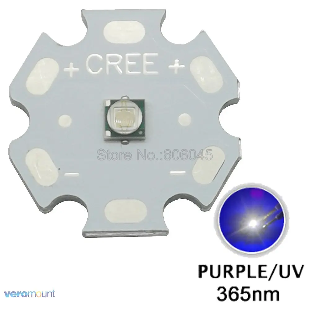 Epi led s 3535 УФ/ультрафиолетовый 3 Вт нм высокомощный светодиодный излучатель бусин с