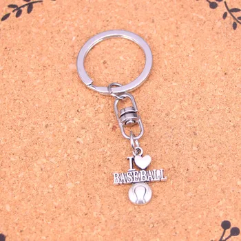 

20Pcs i love baseball Keychain Novelty Gadget Trinket Souvenir Christmas Gift Keychain Drop Shipping