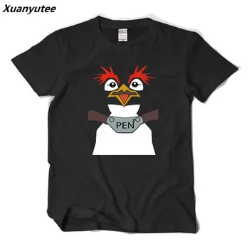 

Xuanyutee EVA PenPen Anime Lovers Fashion T shirt Homme Boyfriend Gift Cotton O-neck Short Sleeve Printed 2XL T-shirt Men Black