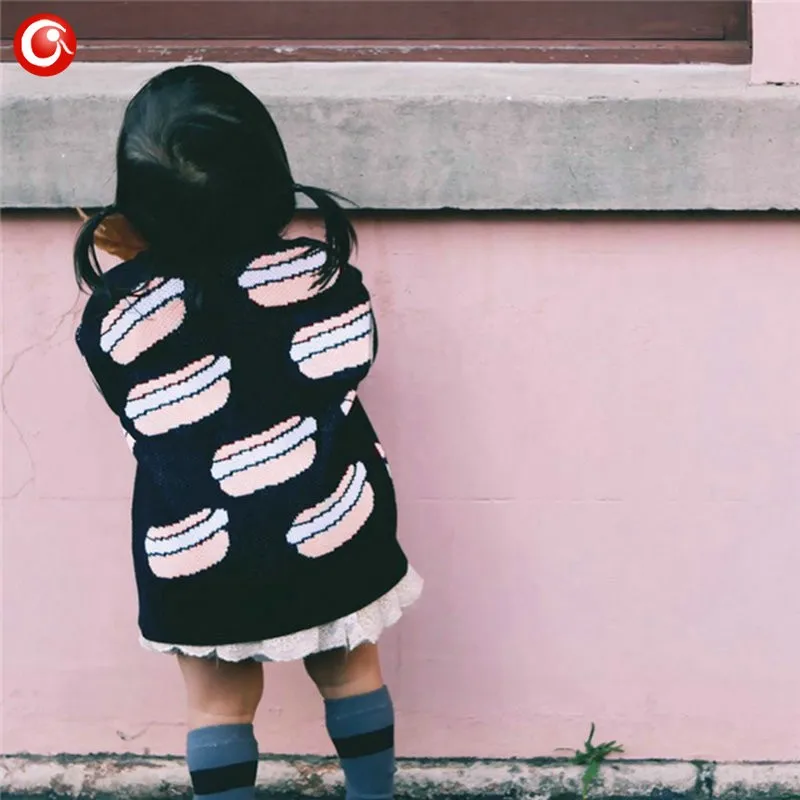 12M-4T AutumnWinter Children Girls Cardigan Fashion Cotton Kids Boys Sweater Baby Knit Open Stitch Jumper Clothes For Christmas (3)